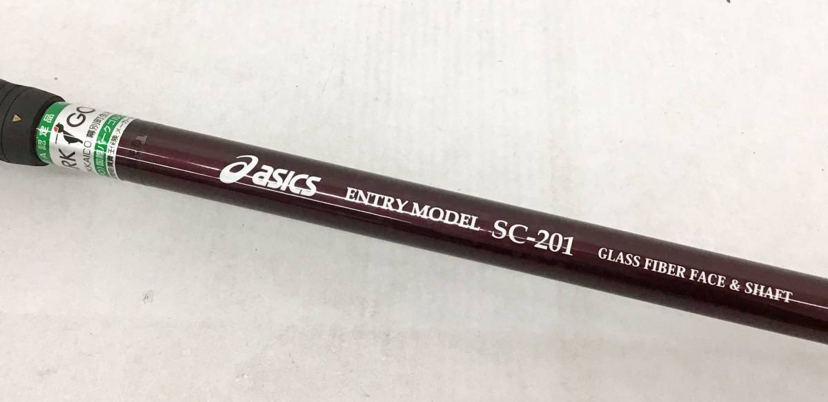 5点セット アシックス パークゴルフ クラブ ENTRY MODEL SC-201 GLASS 