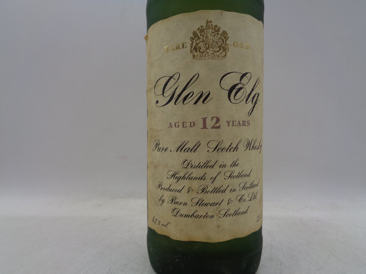 未開栓古酒Glen Elgグレンエルグ12年 750 43%スコッチウイスキー