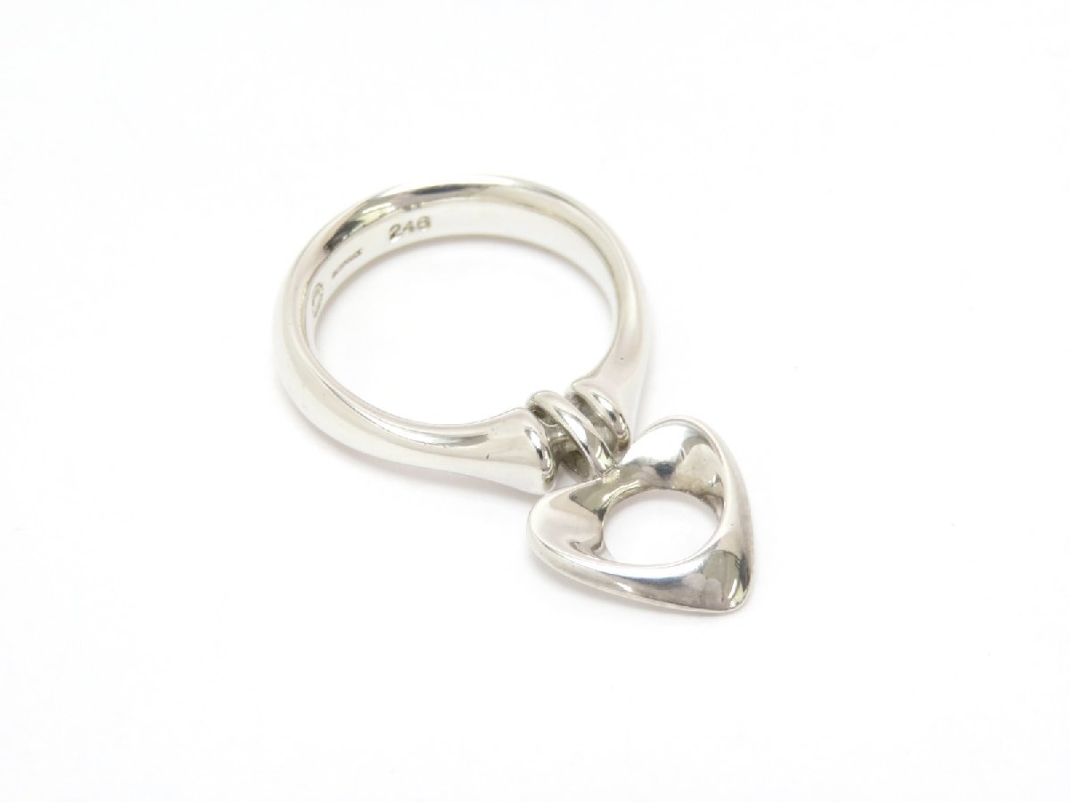 1円~】 GEORG JENSEN ジョージ・ジェンセン ハート リング 指輪  