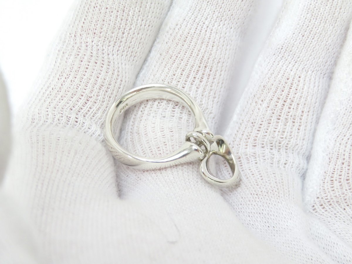 1円~】 GEORG JENSEN ジョージ・ジェンセン ハート リング 指輪  