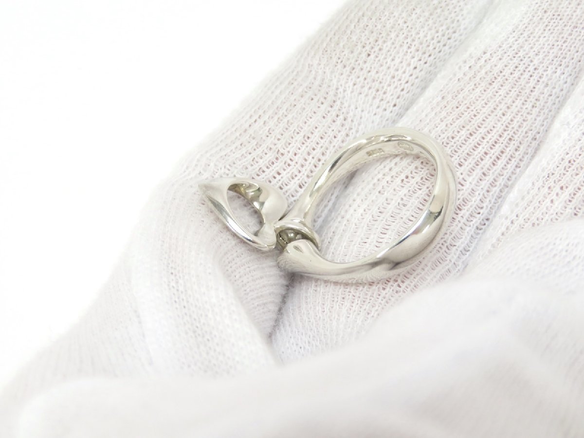 1円~】 GEORG JENSEN ジョージ・ジェンセン ハート リング 指輪 