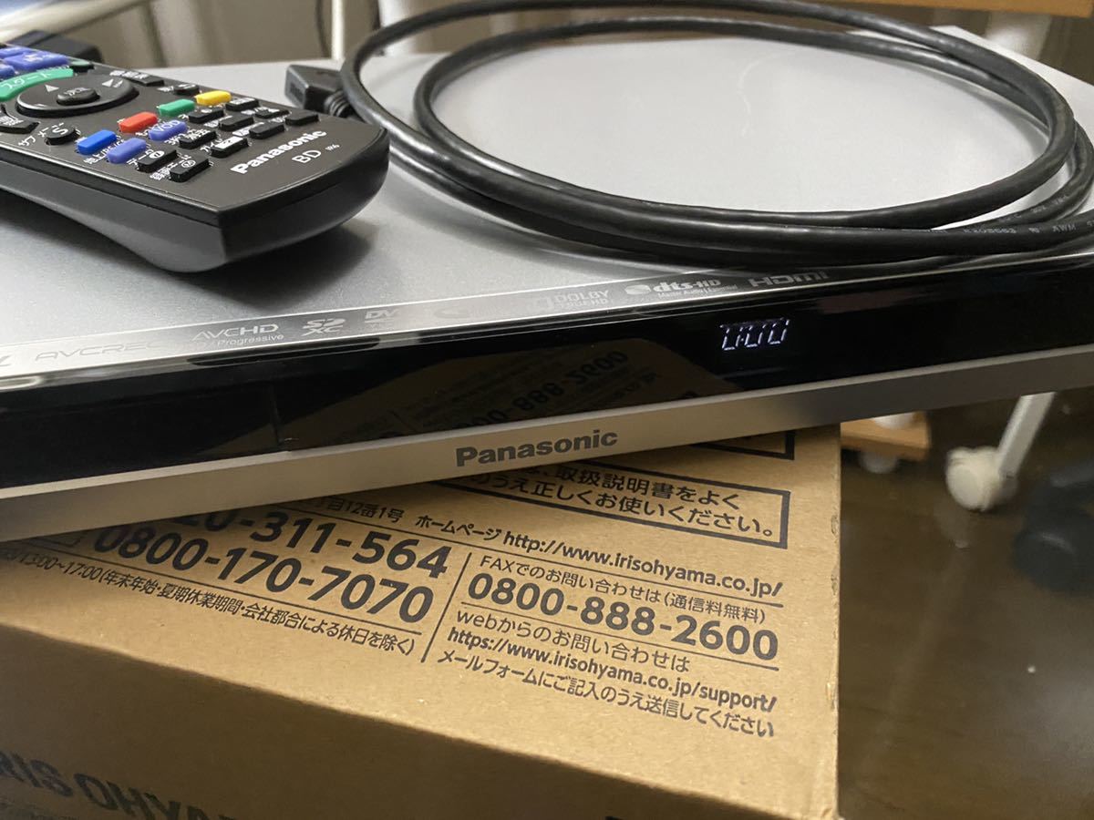 ブルーレイレコーダー Panasonic DIGA DMR-BWT550 W録画⁄500GB