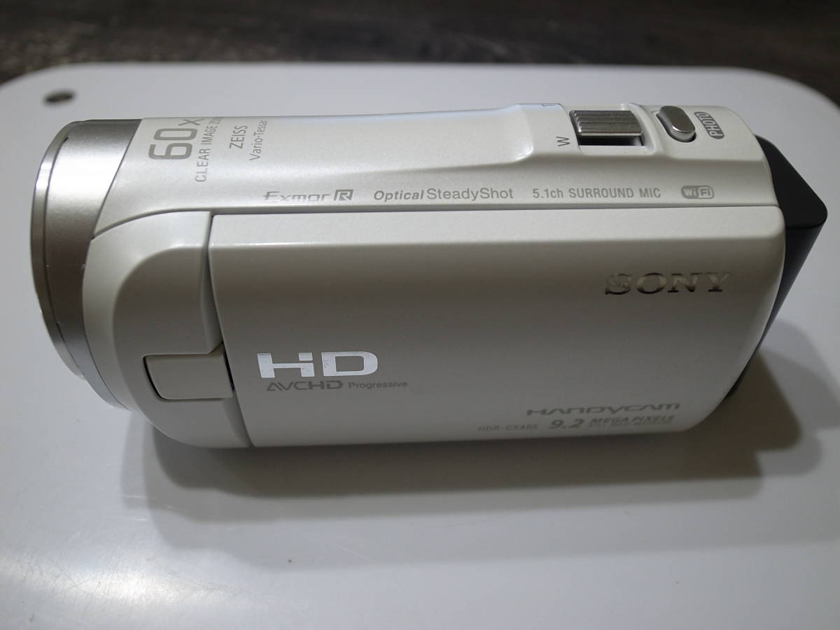 SONY HDR-CX485 ホワイト//32GB内蔵メモリ/60倍ズーム HDR-CX485 SONY