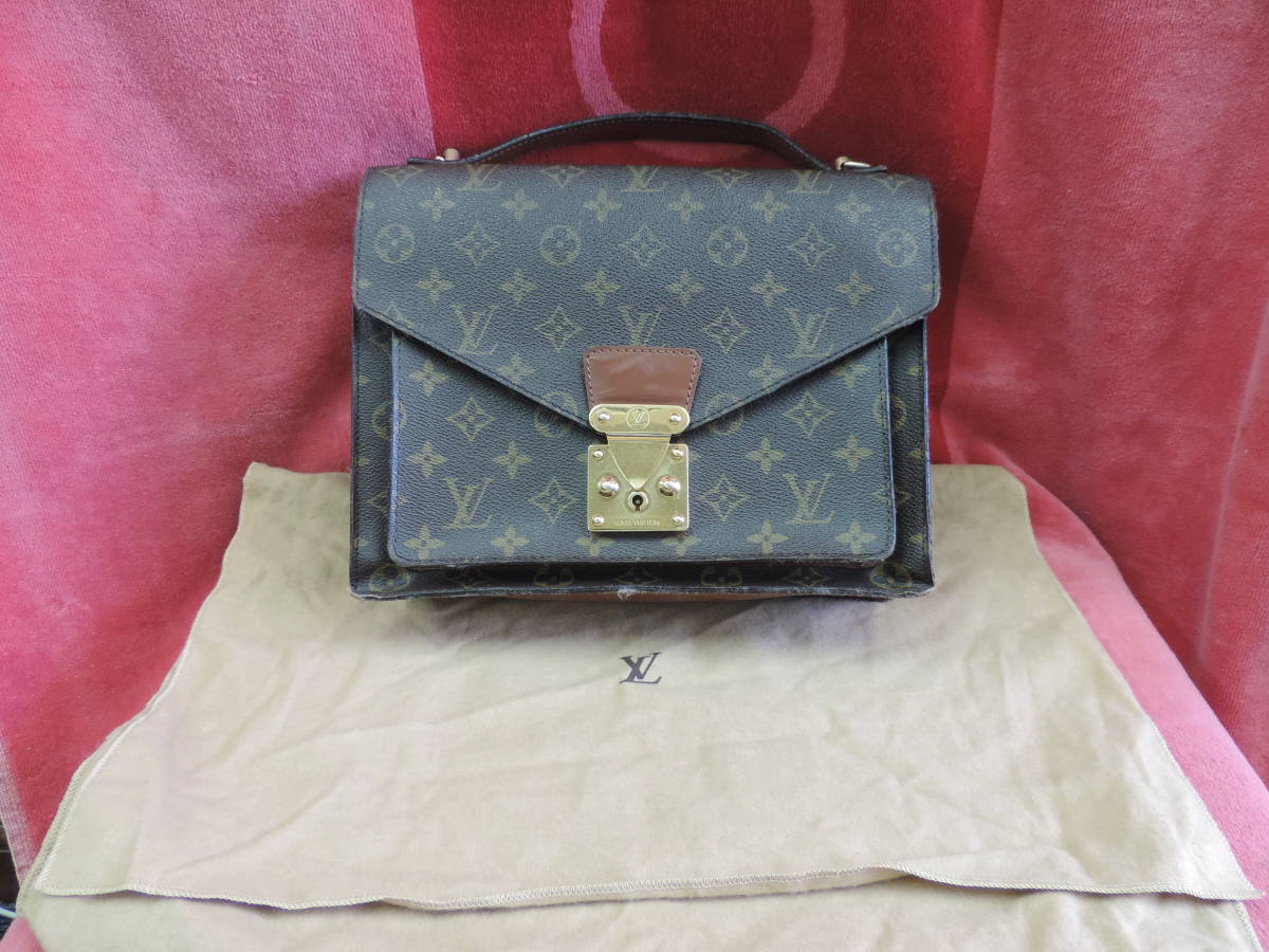 ルイ・ヴィトン LOUIS VUITTON モノグラム モンソー ハンドバッグ 