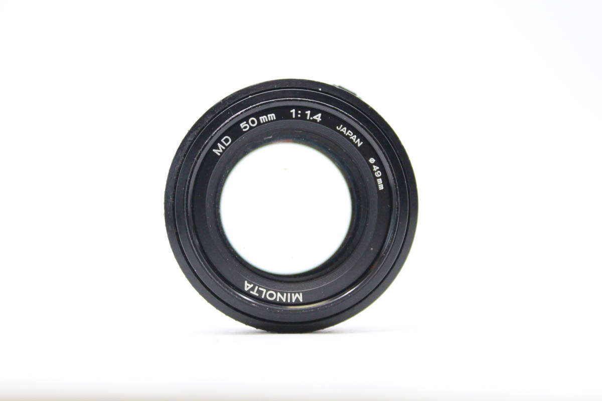 ★良品★MINOLTA ミノルタ MD 50mm F1.4 広角単焦点レンズ！ OK4597
