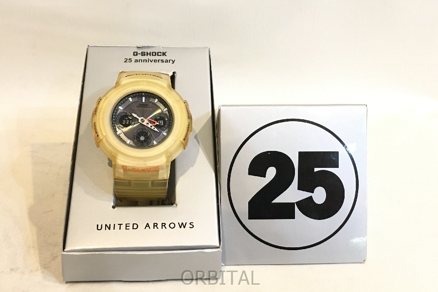 二子玉)G-SHOCK×アローズ UA別注 AWG-525UAJ-7AJR 25th Anniversary