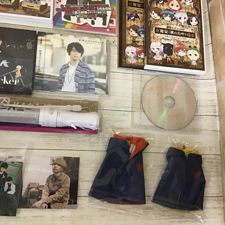現状】 声優 グッズ まとめ売り DVD CD ブロマイド 写真集 缶バッジ 他 