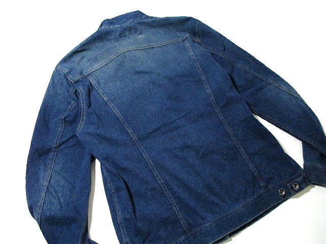 春物▼ ナノユニバース　Gジャン　インディゴ染め　デニムジャケット　ドーナツボタン　nano・universe　XLサイズ　トラッカージャケット NANO デニムジャケット gジャン ナノ SALE／40%OFFラウンドGジャン ジャケット