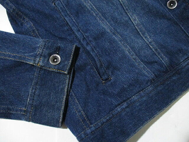 春物▼ ナノユニバース　Gジャン　インディゴ染め　デニムジャケット　ドーナツボタン　nano・universe　XLサイズ　トラッカージャケット NANO デニムジャケット gジャン ナノ SALE／40%OFFラウンドGジャン ジャケット