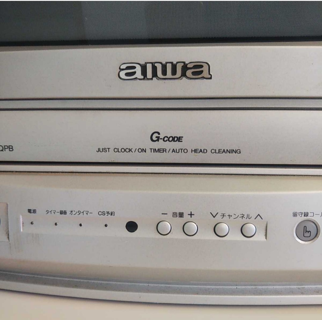 1円～ ジャンク品 テレビデオ テレビ ビデオ合体 AIWA VX-T14GX30