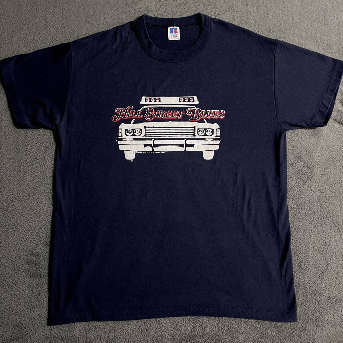 ★ 送料込み USA製 80's ヴィンテージ RUSSELL ATHLETIC T-SHIRTS HILL STREET BLUES ラッセルアスレチック ヒルストリート ブルース L ★