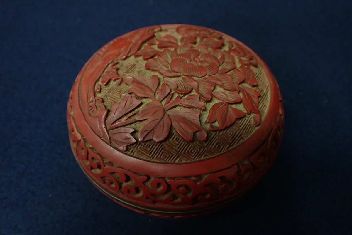 堆朱 中国美術工芸品 伝統美術 茶壺 蓋物 堆朱 中国美術工芸品 伝統美術