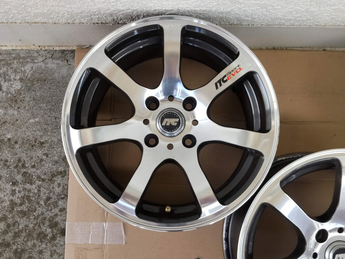 レイズ ITC Sport EVO プジョー専用 15インチ軽量ホイール4本 15×6.5JJ 