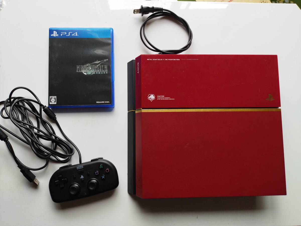 PS4 メタルギアソリッドV 通電確認済 HORIコントローラーとファイナル 