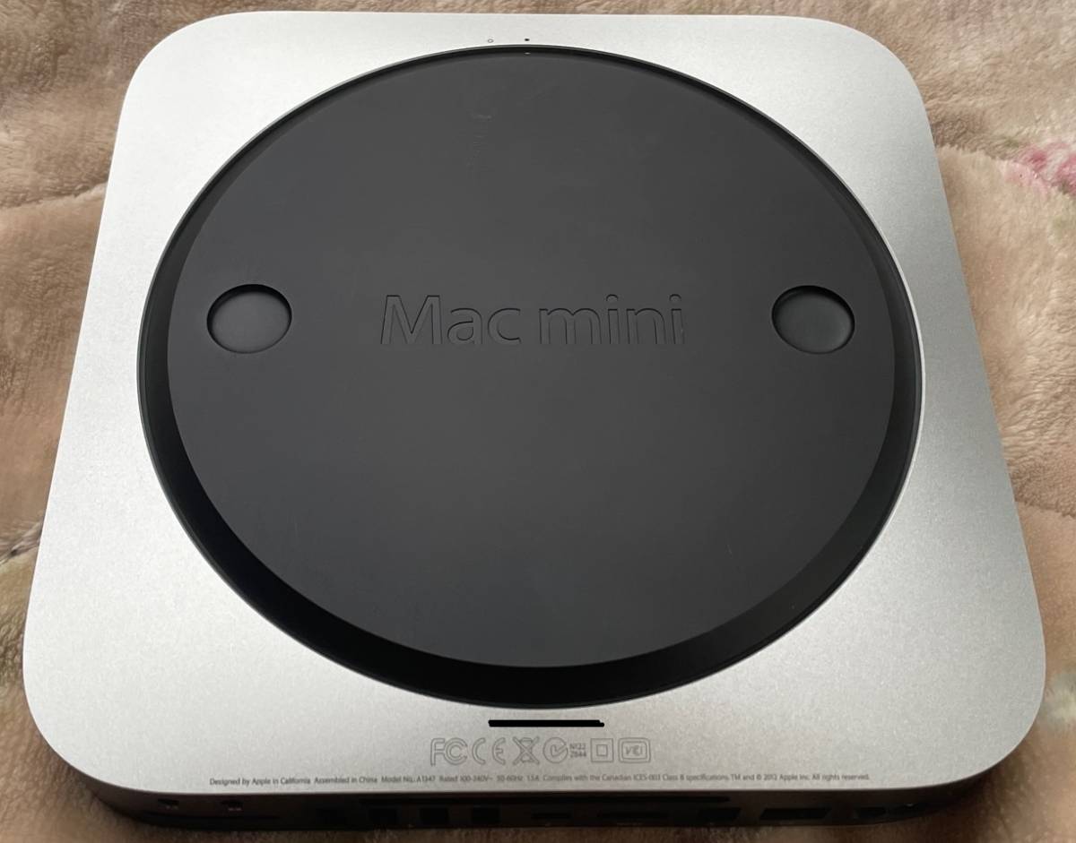 【中古】macmini 2012モデル HDD500G MEM8G_2