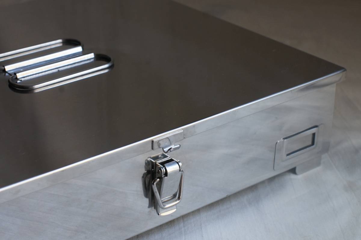 ●メディカルケース 医療ケース 救急箱 シンプル スクウェア ヴィンテージ アンティーク_2