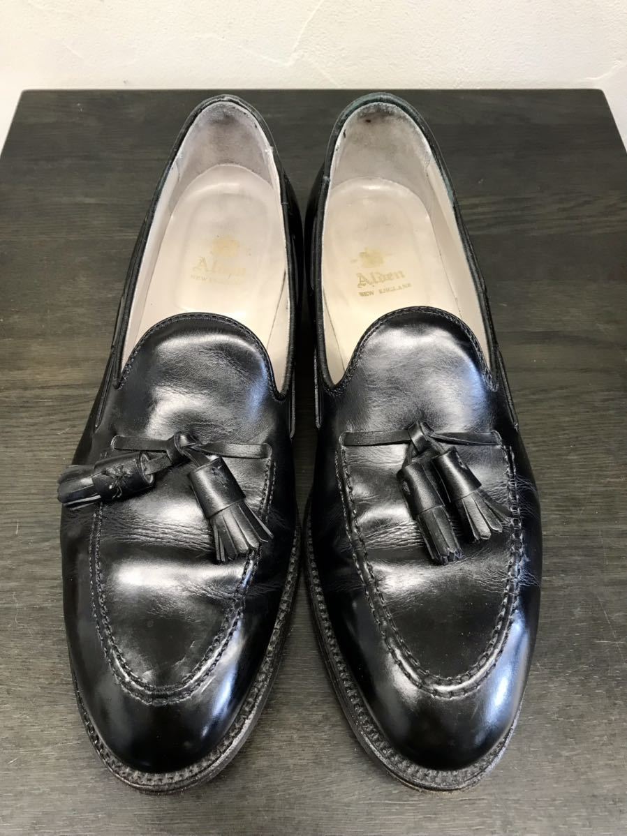 美品 オールデン 660 US10 UK9.5 28.0cm カーフスキン ブラック 黒革 