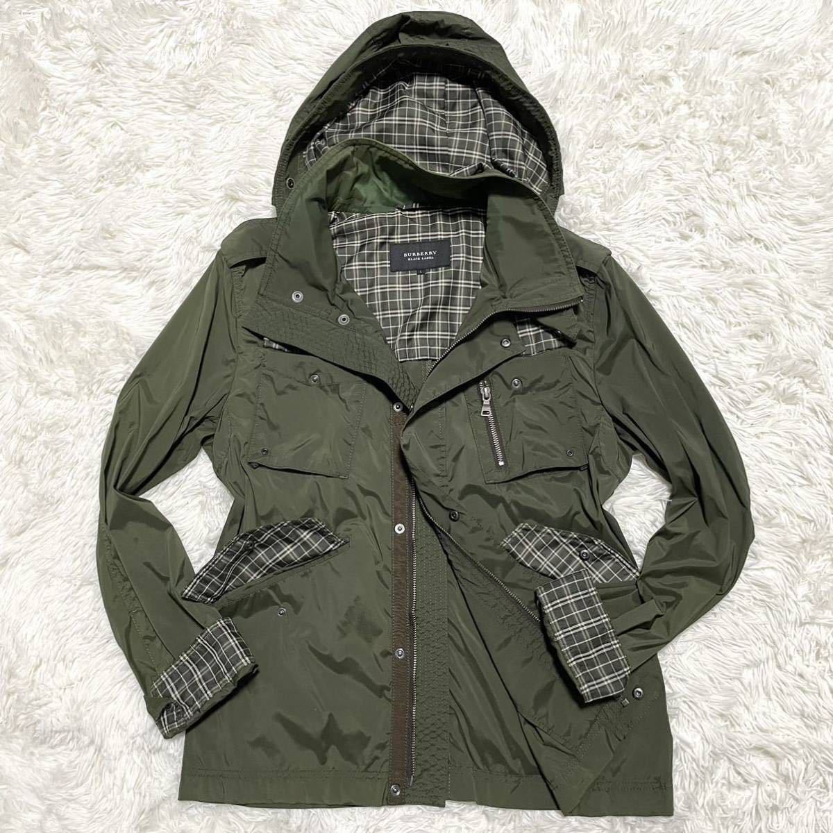 極美品◎バーバリーブラックレーベBURBERRY BLACK LABEL ナイロン 