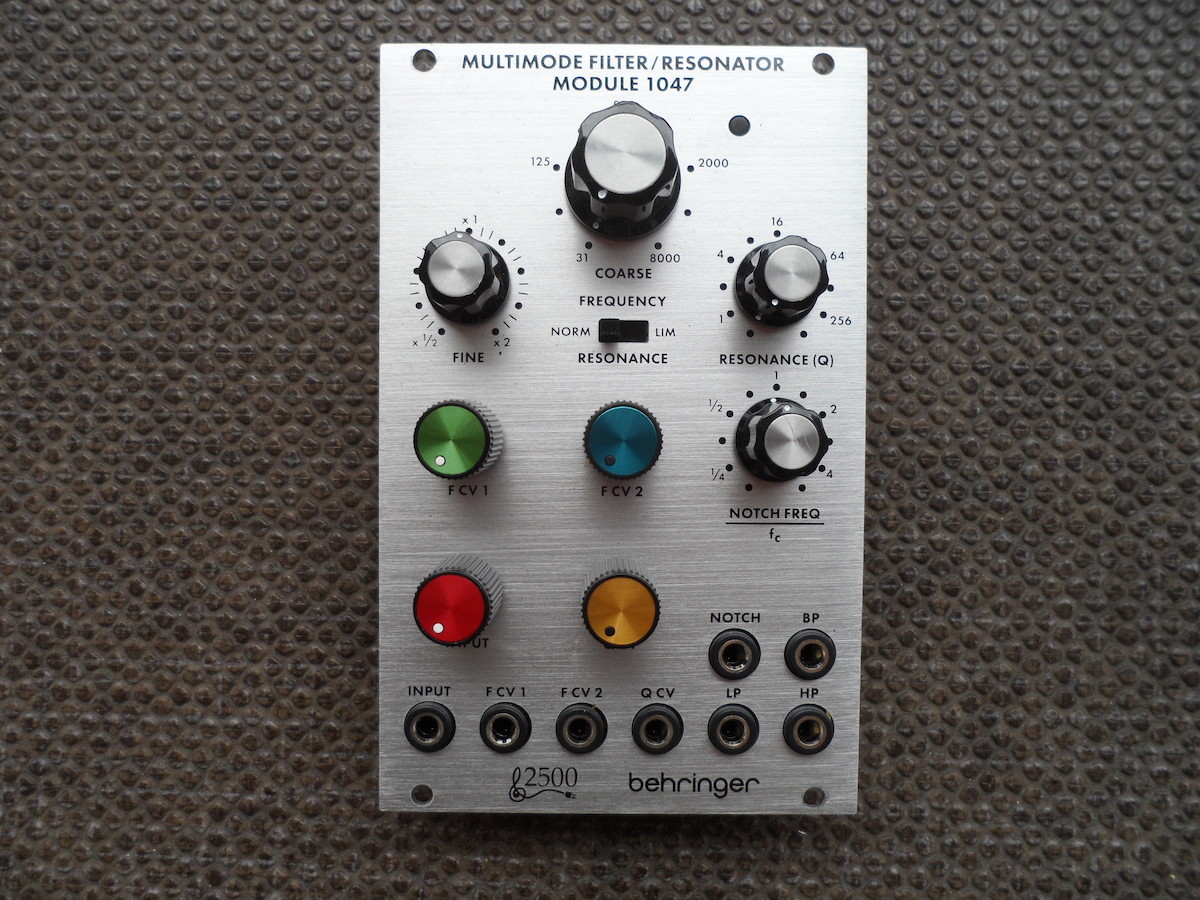 Behringer 2500 Multimode Filter/Resonator Module 1047 完動品 モジュラーシンセ ユーロラック