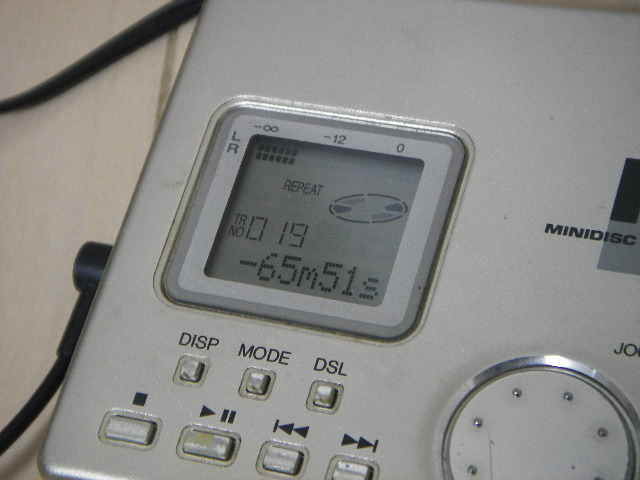 aiwa ポータブルMDプレーヤー AM-HX3 箱 説明書付き 自宅保管品