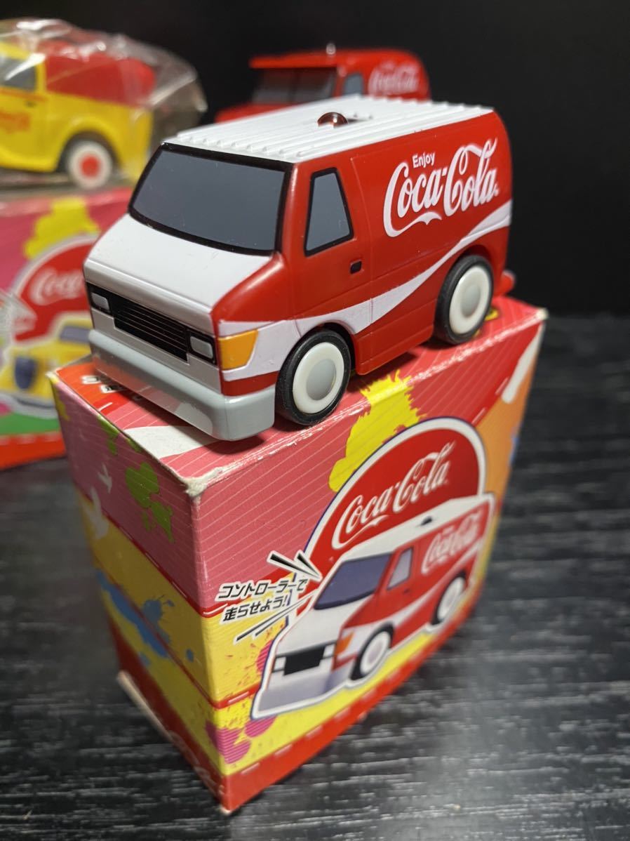 Coca-Cola リモコンカー 4個セット ノベルティ 限定 箱付き コカ