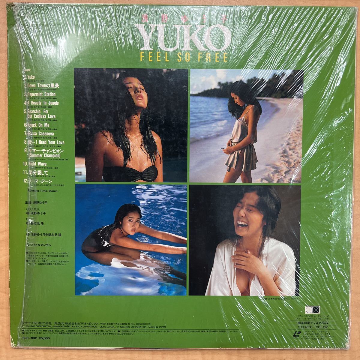 LD YUKO FEEL SO GOOD 浅野ゆう子 レーザーディスク 浅野ゆう子 FEEL