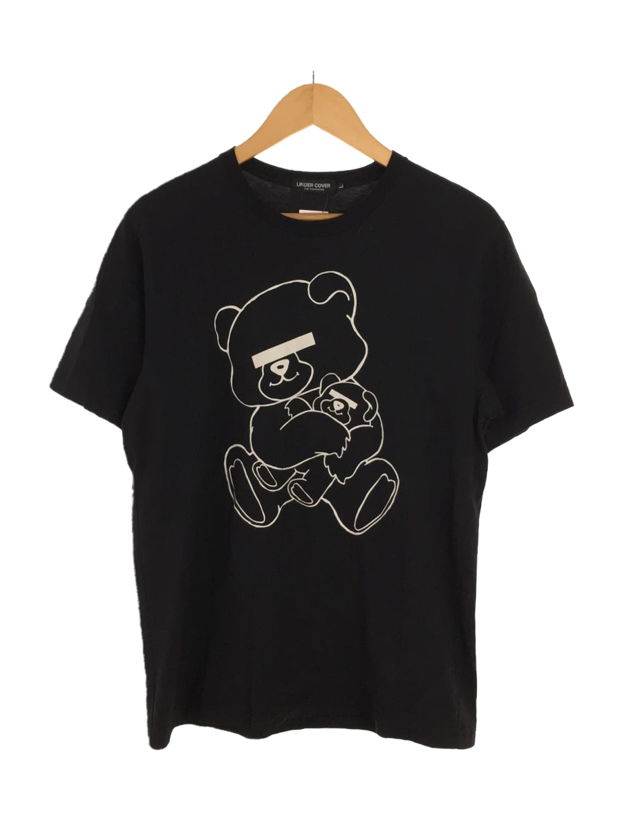 UNDERCOVER◆Tシャツ/L/コットン/BLK/目隠し熊/目隠しベアー/ユーベアー/U-bear UNDERCOVER | Tシャツ 23AW サイズ:4 calm