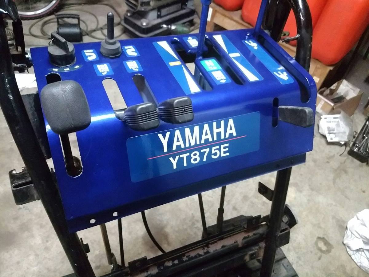 ヤマハ 除雪機 YT875E ステッカー 自作です。YT1190Eもあります。(除雪 