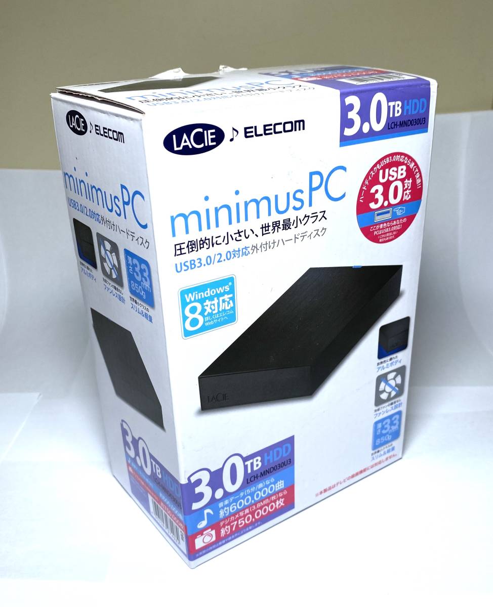 030動作OK 外付けHDD LaCie LCH-MND030U3 3.0TB USB3.0 LACIE LCH