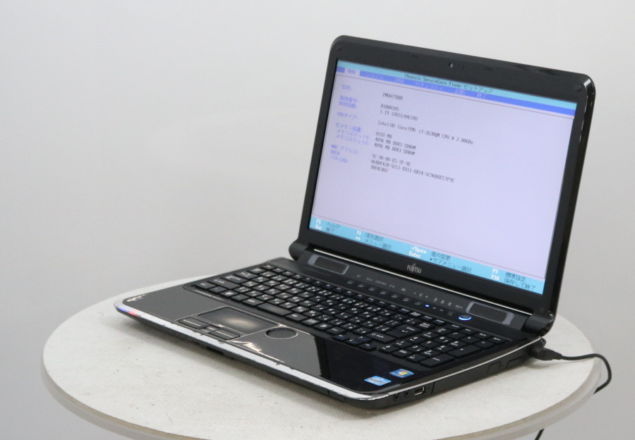 【人気，得価】 FUJITSU FMVA77DBY LIFEBOOK AH77/D Core i7-2630QM 2.00GHz 8GB 640GB HDD 現状品(15インチ～)｜売買されたオークション情報、yahooの商品情報をアーカイブ公開 - オークファン 富士通