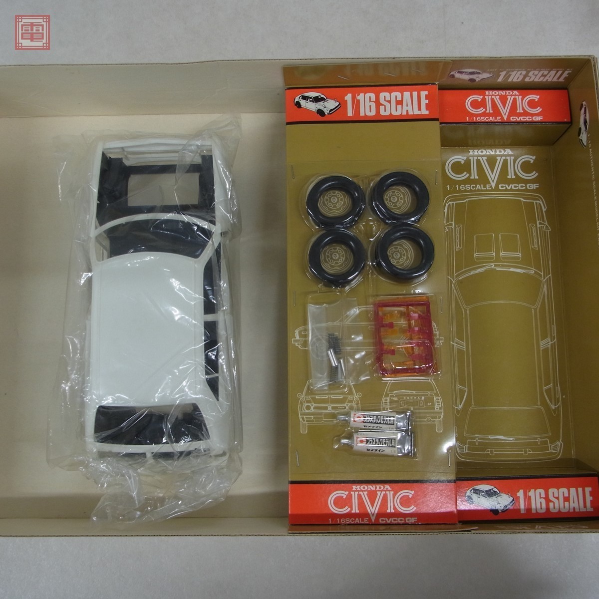 未組立 ニットー 1/16 ホンダ シビック CVCC/GF NITTO HONDA CIVIC【20