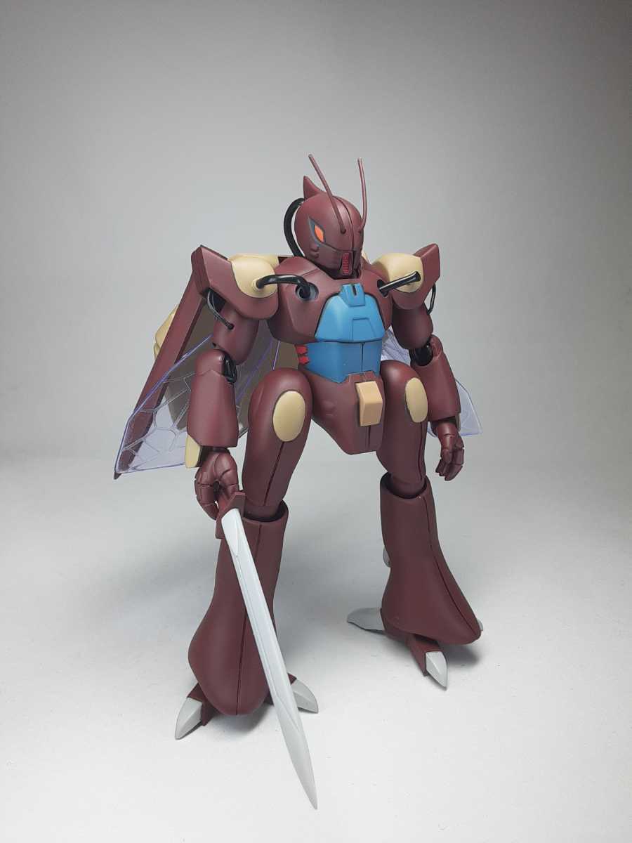 旧キット 聖戦士ダンバイン 1/72 オーラバトラー ゲド 塗装 改修 完成