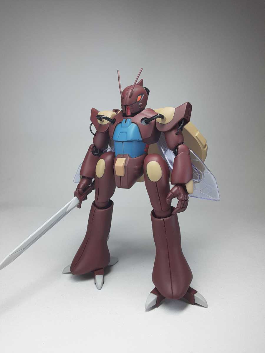 旧キット オーラバトラーダンバイン 1/72、1/550シリーズ 9体まとめ売り 旧キット 聖戦士ダンバイン 1/72 オーラバトラー ゲド 塗装 改修 完成
