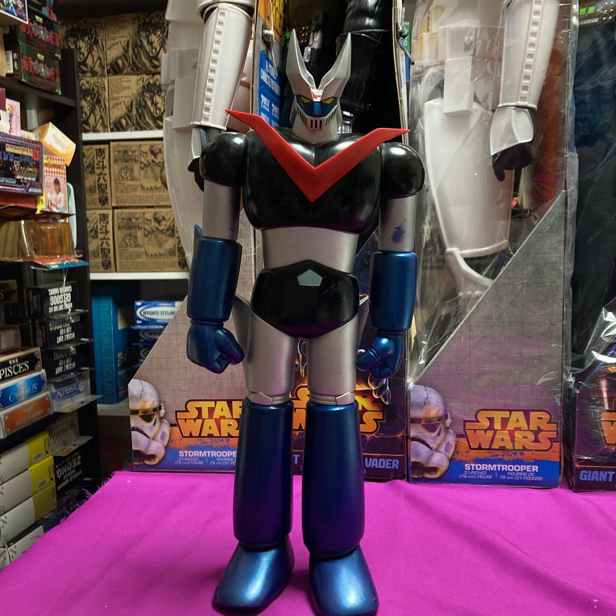 iqho マーミット Marmit スーパーロボット烈伝 スーパーロボット列伝 マジンガーZ グレートマジンガー ビッグサイズソフビ 高さ約41cm