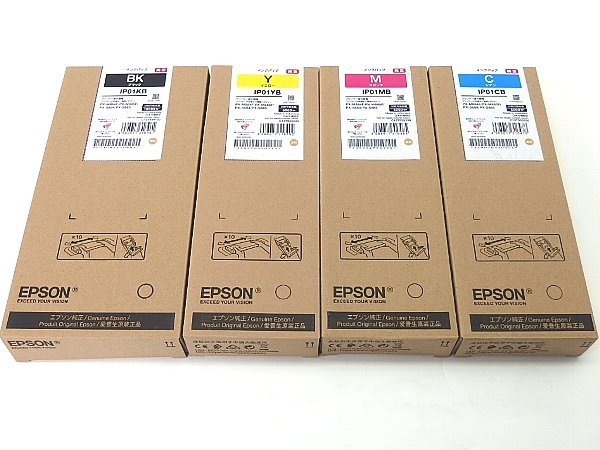 α EPSON 純正品 インクパック IP01KB / IP01YB / IP01MB / IP01CB 4色  