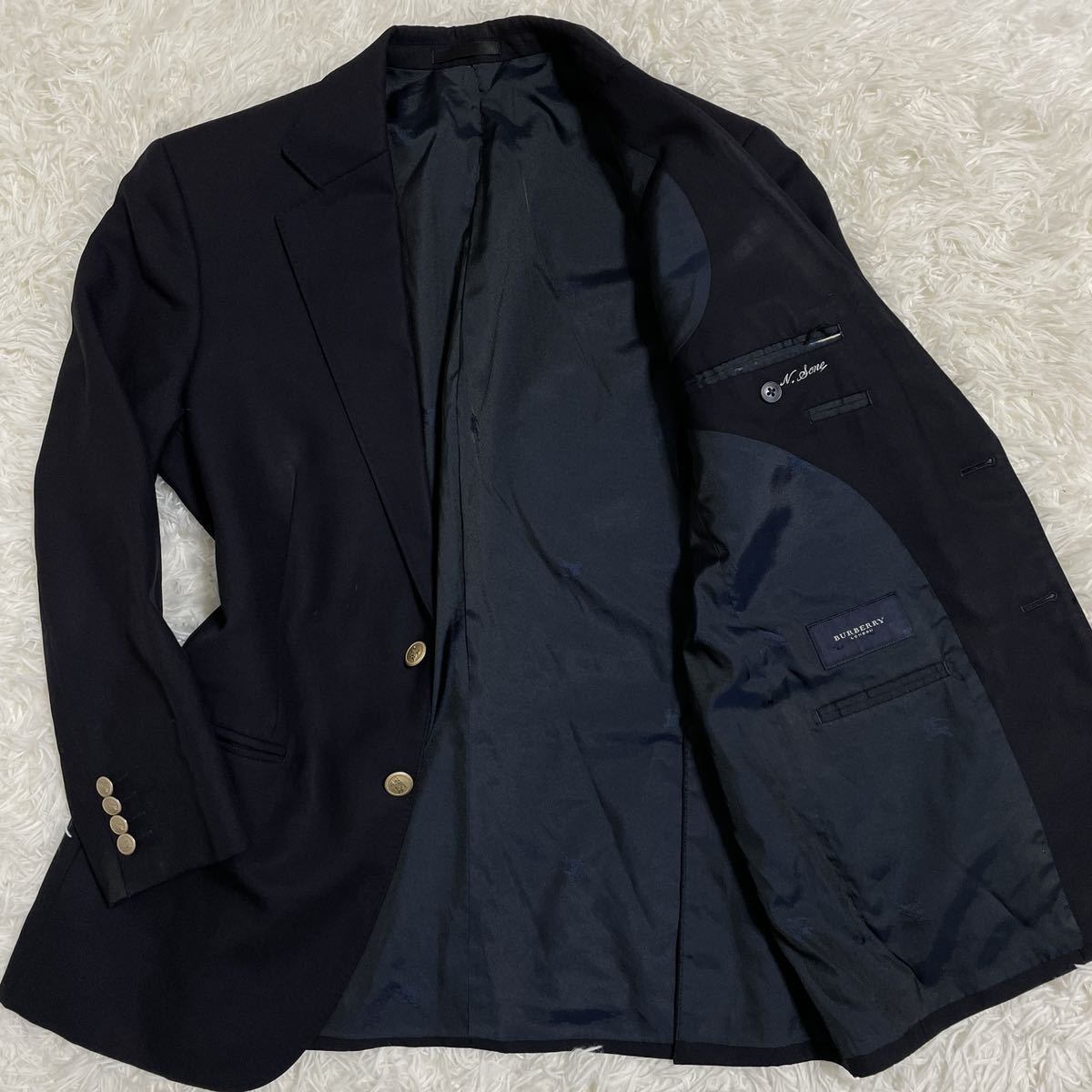 バーバリーロンドン 【圧巻の光沢感】 BURBERRY LONDON テーラード 