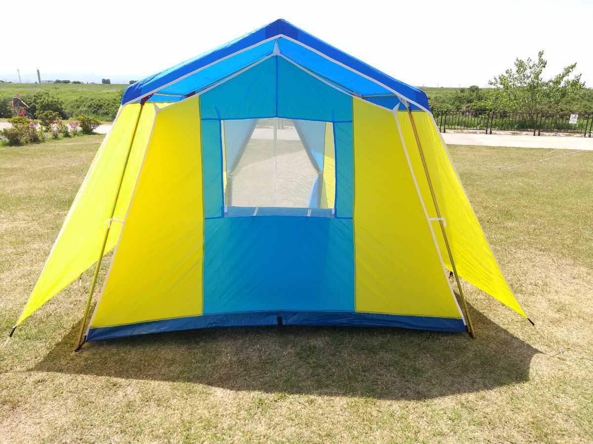廃盤 フィールドチャンプ 鉄骨テント ロッジテント