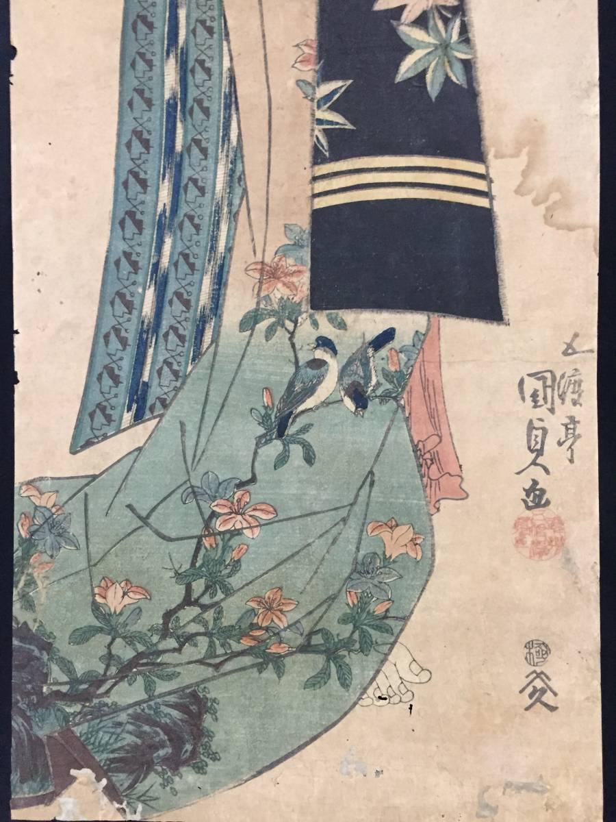 歌川国貞 木版浮世絵 Yahoo!オークション 美人画 - 秋の美人画◇「五渡亭国貞画」◇江戸時代 浮世絵 真作 五渡亭国貞画 HANA&frasl;希少！本物 江戸時代 江戸後期 女性の姿 10枚セット五渡亭国貞（歌川国貞） 復刻木版画 木版浮世