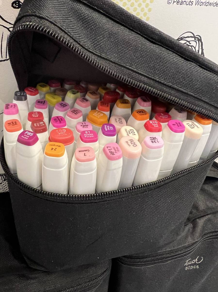 248色 イラストマーカー アルコールマーカー マーカーペン イラストや手帳に最適 太細両端 油性 ツインマーカー収納ケース付き マーカー サインペン 売買されたオークション情報 Yahooの商品情報をアーカイブ公開 オークファン Aucfan Com