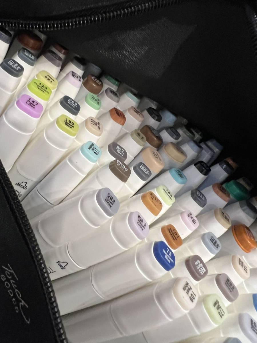 248色 イラストマーカー アルコールマーカー マーカーペン イラストや手帳に最適 太細両端 油性 ツインマーカー収納ケース付き マーカー サインペン 売買されたオークション情報 Yahooの商品情報をアーカイブ公開 オークファン Aucfan Com