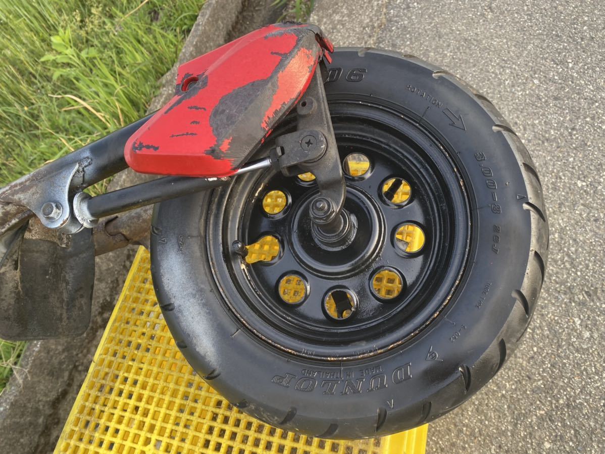 ホンダ dj-1 ホイール 前後セット 8インチ ジャンク ホンダ 前後セット