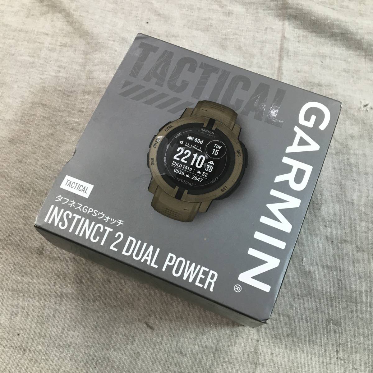 GARMIN（ガーミン） Instinct Graphite GARMIN タフネスGPSアウトドア 