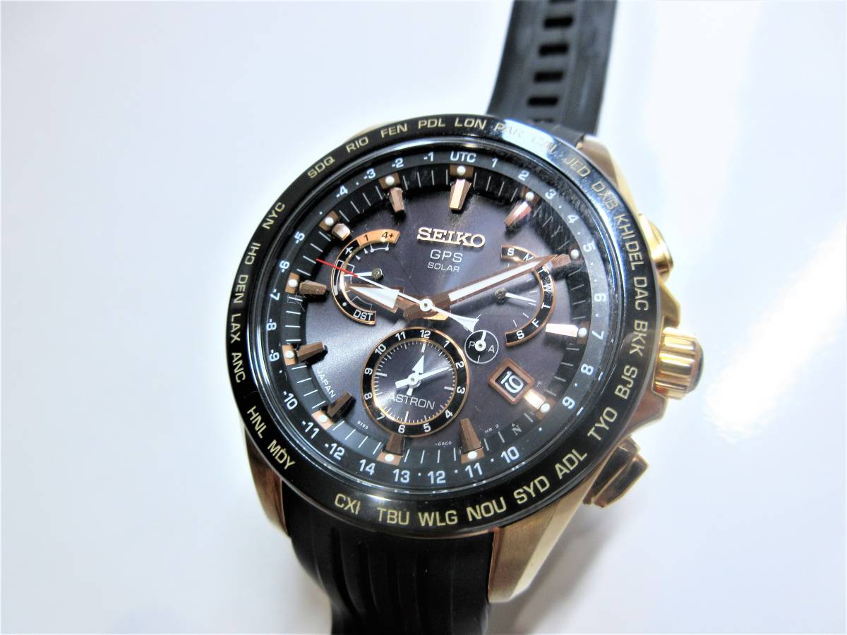 売切 アストロン SBXB055 SS/セラミック ゴールド色 13(その他)｜売買 