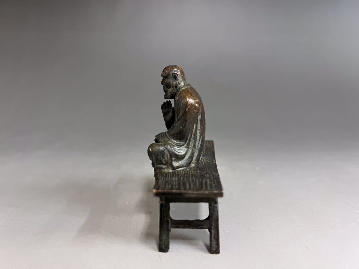 仏教美術 銅製 仏像 置物 古銅製 古美術 高さ7cm 仏教美術&frasl;銅造&frasl;四臂菩薩懸け仏&frasl;仏高:7cm&frasl;銅四臂観音 購入ショップ 仏像