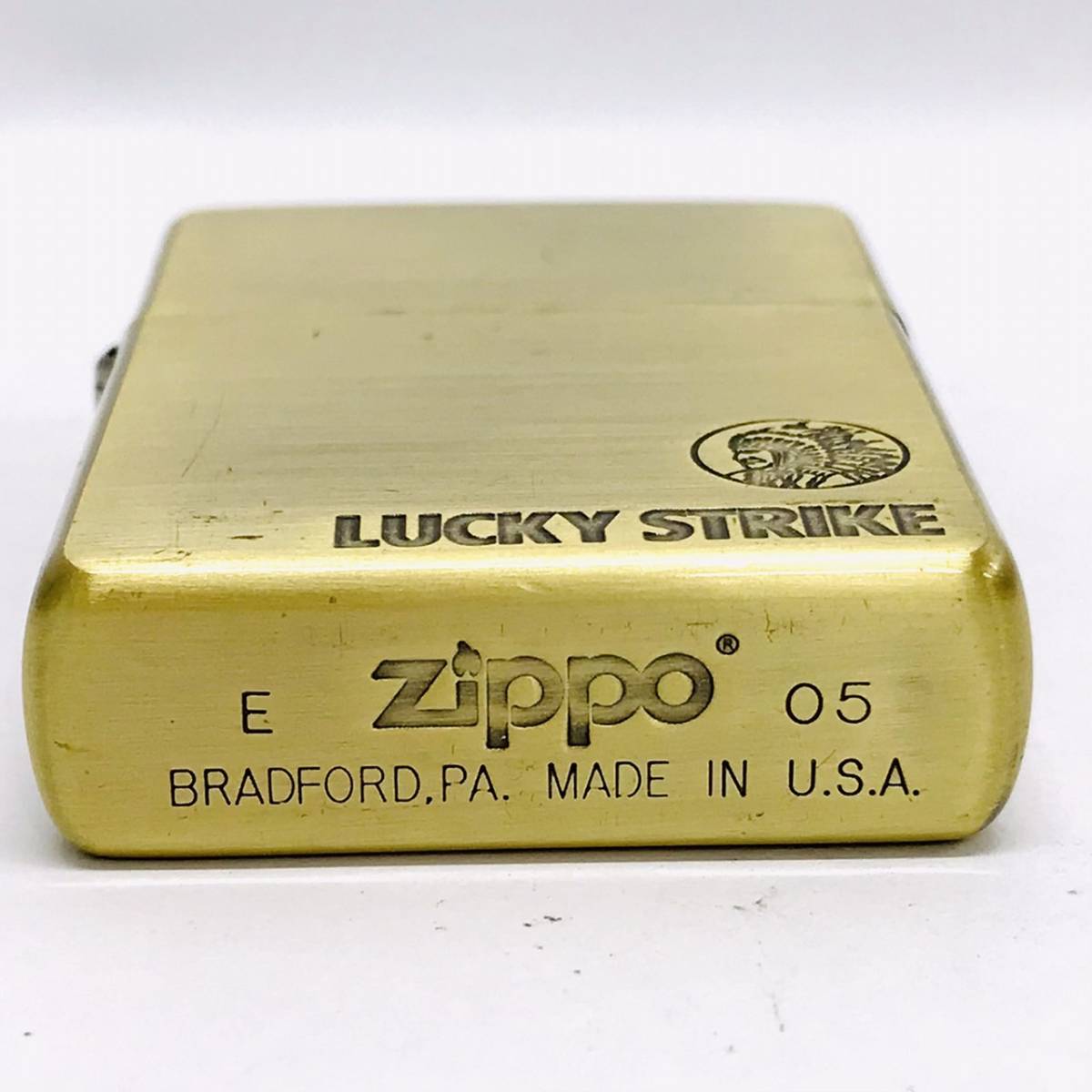 1円～ ☆Zippo/ジッポー 2005年製 LUCKY STRIKE ラッキーストライク 