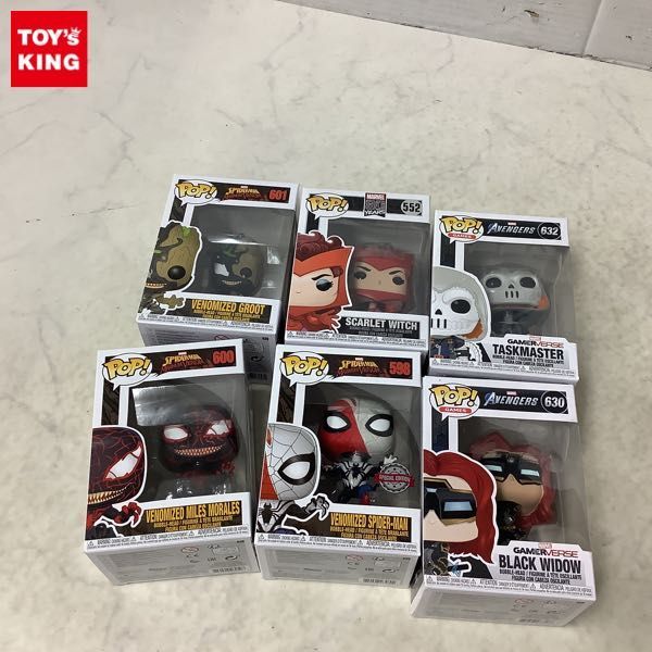 新品未開封 S.H.Figuarts スパイダーマン （GAMERVERSE） 1円～ FUNKO POP!GAMES アベンジャーズ 630 ブラック ウィドウ、POP