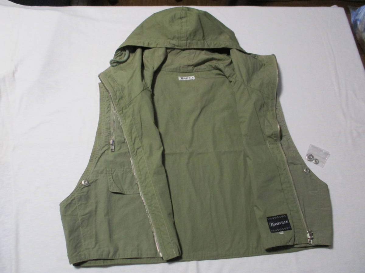 新品未使用 ○C.P. COMPANY/BONEVILLE サイズ48 ブルゾンベスト(袖収納 