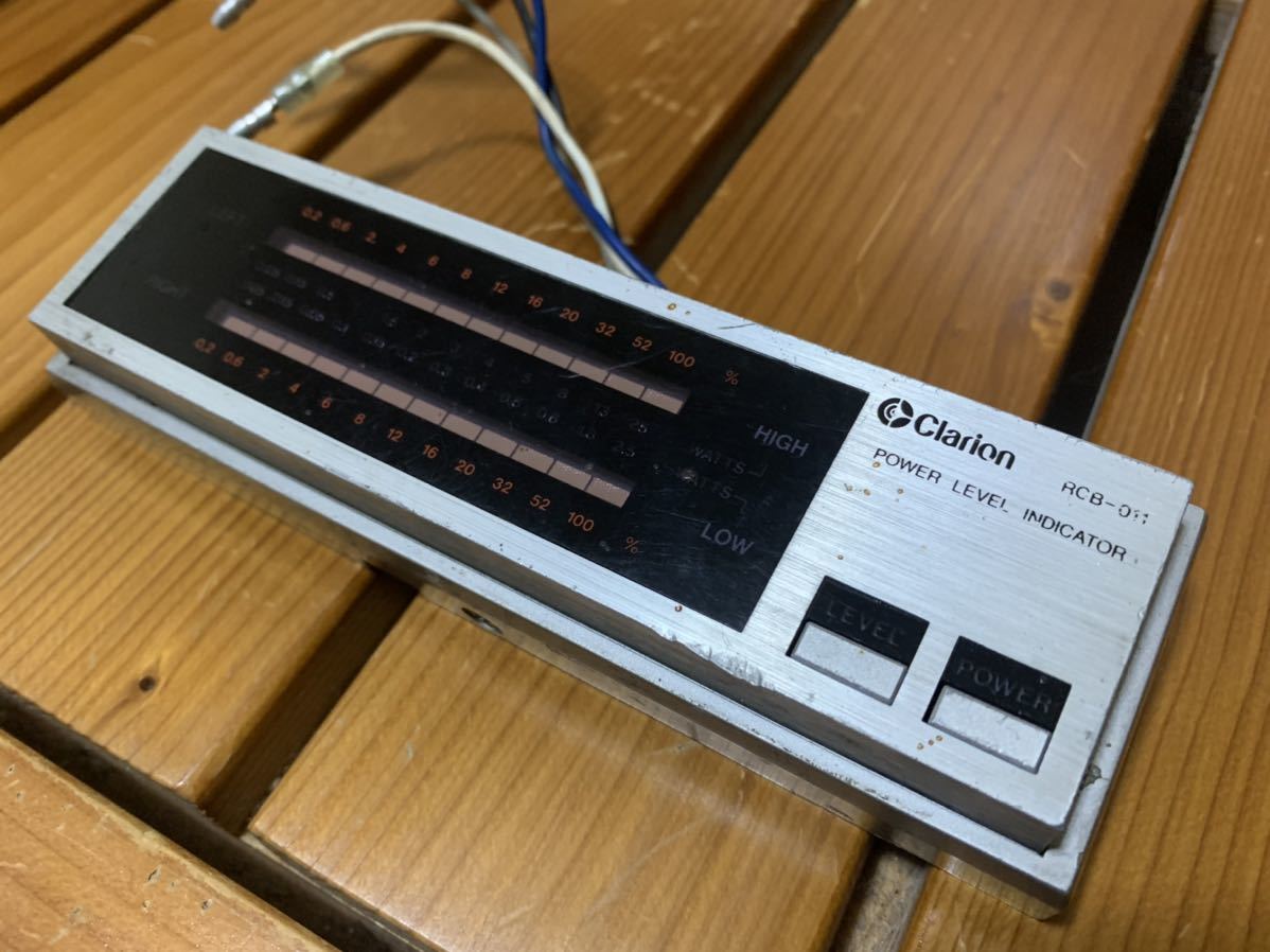 Clarion 釣り合う クラリオン パワーレベルインジケーター RCB−011