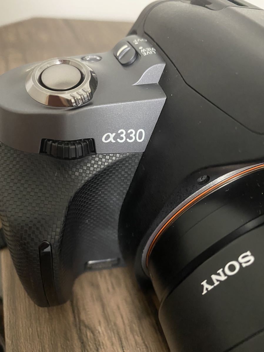 【美品】SONY α330 DSLR-A330L DT18-55mm F3.5-5.6SAM Zoom Lens Kit ソニーデジタル一眼レフ カメラ 動作確認済 Sony Alpha DSLR-A330 DT18-55 Exc レンズ