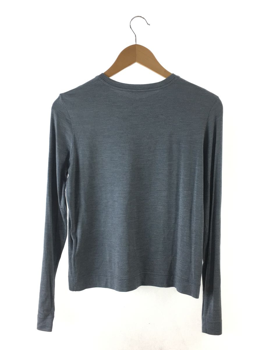 HERMES◇マルジェラ期/シルクカットソー/長袖Tシャツ/40/シルク/IDG